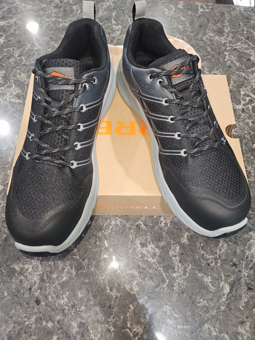Merrell Men's Black Athletic Trail Shoes